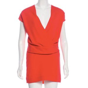 Balenciaga orange mini dress